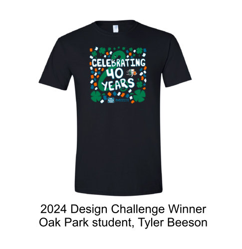 2024 Design Challenge Winner, Oak Park student, Tyler Beeson